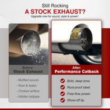 Load image into Gallery viewer, Honda Accord Coupe & Sedan 2.2L I4 1990-1993 N1 Style Stainless Steel Catback Exhaust System Gunmetal (Piping: 2.5" / 65mm to 3.0" / 76mm | Tip: 4.5")