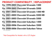 Load image into Gallery viewer, Chevrolet Silverado 1999-2002 / Suburban Tahoe 2000-2006 Factory Style Headlights Black Housing Clear Len Clear Reflector