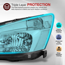 Load image into Gallery viewer, Honda Accord 2003-2007 Factory Style Headlights Chrome Housing Clear Len Clear Reflector