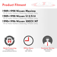 Load image into Gallery viewer, Nissan 240SX S13 S14 1989-1998 / 300ZX NT 1990-1996 / Maxima 1989-1998 Steering Wheel Hub Adapter