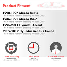 Load image into Gallery viewer, Mazda Miata 1990-1997 / RX7 1986-1998 / Hyundai Genesis 2009-2012 / Accent 1995-2011 Steering Wheel Hub Adapter