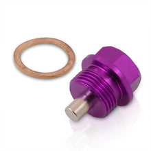 Load image into Gallery viewer, Oil Pan Magnetic Bolt with Gasket M20 x 1.5 Purple for Subaru