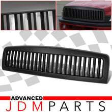 Load image into Gallery viewer, Dodge Ram 1500 2500 3500 Abs Black Vertical Style Front Bumper Grille Replacement
