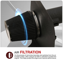 Load image into Gallery viewer, Chevrolet Camaro 6.2L V8 2010-2015 Cold Air Intake Black + Heat Shield