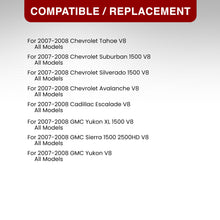 Load image into Gallery viewer, Chevrolet Silverado 1500 2007-2008 / Avalanche 2007-2008 / Suburban 2500 2007-2008 / Tahoe 2007-2008 / Cadillac Escalade 2007-2008 / GMC Sierra 1500 2007-2008 / Yukon XL 2007-2008 4.8L 5.3L 6.0L V8 Cold Air Intake Polished + Heat Shield