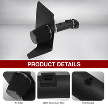 Load image into Gallery viewer, Chevrolet Camaro 3.6L V6 2010-2011 Cold Air Intake Black + Heat Shield