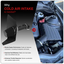 Load image into Gallery viewer, Chevrolet Camaro 3.6L V6 2010-2011 Cold Air Intake Black + Heat Shield