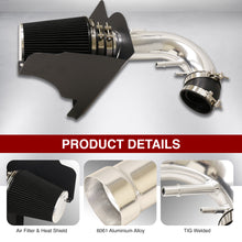 Load image into Gallery viewer, Ford Mustang 5.0L V8 2011-2014 Cold Air Intake Polished + Heat Shield