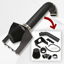 Load image into Gallery viewer, Ford F150 2009-2014 / Expedition 2007-2014 / Lincoln Navigator 2007-2014 5.4L V8 Cold Air Intake Black + Heat Shield