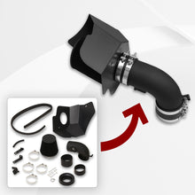 Load image into Gallery viewer, Cadillac CTS-V 6.2L V8 2009-2015 Cold Air Intake Black + Heat Shield