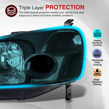 Load image into Gallery viewer, Honda Civic 2/4Door 2001-2003 Factory Style Headlights Black Housing Clear Len Clear Reflector