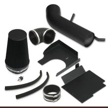 Load image into Gallery viewer, Chevrolet Silverado 1999-2006 / Avalanche 2002-2006 / Suburban 1500 2500 2000-2006 / Tahoe 2000-2006 / Cadillac Escalade 2002-2006 / GMC Sierra 1999-2006 / Yukon 2000-2006 / Yukon XL 2000-2006 4.8L 5.3L 6.0L V8 Cold Air Intake Black + Heat Shield