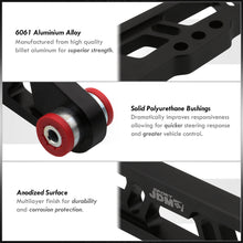 Load image into Gallery viewer, JDM Sport Acura Integra 1994-2001 / Honda Civic 1988-1995 / CRX 1988-1991 / Del Sol 1993-1997 Rear Lower Control Arms Black with Red Bushings