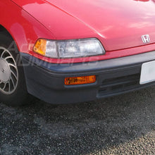 Load image into Gallery viewer, Honda Civic 88-89 3 Door Bumper Light Chrome Housing Amber Lens