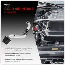 Load image into Gallery viewer, Infiniti G35 2003-2006 / FX35 2003-2006 / Nissan 350Z 2003-2006 3.5L V6 VQ35DE Cold Air Intake Polished