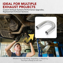 Load image into Gallery viewer, 2.5 inch 180 Degree U-Pipe