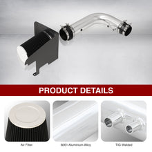 Load image into Gallery viewer, Ford F150 1997-2003 / F250 1997-1998 / Expedition 1997-2003 / Lincoln Navigator 1998-1999 4.6L 5.4L V8 Cold Air Intake Polished + Heat Shield
