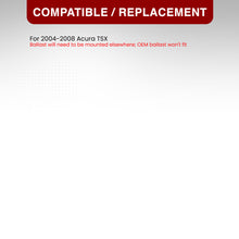 Load image into Gallery viewer, Acura TSX 2004-2008 Factory Style Headlights Chrome Housing Clear Len Amber Reflector