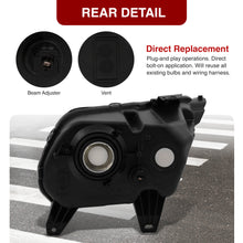 Load image into Gallery viewer, Ford Mustang 2010-2014 Factory Style Headlights Black Housing Clear Len Amber Reflector