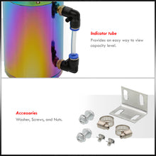 Load image into Gallery viewer, Universal 350ML Cylinder Oil Catch Can Tank 7.3"x4.2"x4.2" Neo Chrome