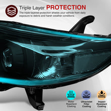 Load image into Gallery viewer, Toyota Sienna 2011-2020 Factory Style Headlights Black Housing Clear Len Clear Reflector
