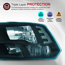 Load image into Gallery viewer, Dodge Ram 1500 2009-2018 / Ram 2500 3500 2010-2018 / Ram 4500 5500 2011-2018 / Ram 1500 Classic 2019-2023 Factory Style Quad Headlights Black Housing Clear Len Clear Reflector (Halogen Models Only)