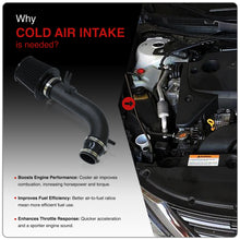 Load image into Gallery viewer, Nissan Altima 2.5L 2013-2018 Cold Air Intake Black