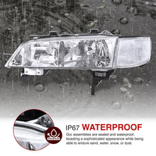 Load image into Gallery viewer, Honda Accord 1994-1997 Factory Style Headlights + Corners Chrome Housing Clear Len Clear Reflector