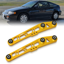 Load image into Gallery viewer, JDM Sport Acura Integra 1994-2001 / Honda Civic 1988-1995 / CRX 1988-1991 / Del Sol 1993-1997 Rear Lower Control Arms Gold with Black Bushings