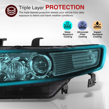 Load image into Gallery viewer, Acura TSX 2004-2008 Factory Style Headlights Black Housing Clear Len Clear Reflector