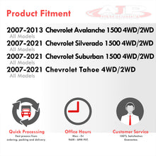 Load image into Gallery viewer, Chevrolet Silverado 1500 2007-2023 / Avalanche 2007-2013 / Suburban 1500 2007-2021 / Tahoe 2007-2021 / GMC Sierra 1500 2007-2023 / Yukon 2007-2021 1" Front Leveling Lift Kit Black