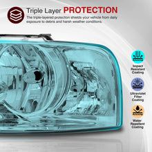 Load image into Gallery viewer, Ford Expedition 2003-2006 Factory Style Headlights Chrome Housing Clear Len Clear Reflector