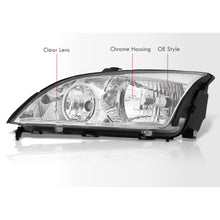 Load image into Gallery viewer, Ford Focus 2005-2007 Factory Style Headlights Chrome Housing Clear Len Clear Reflector