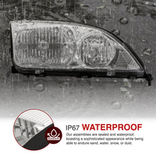 Load image into Gallery viewer, Ford Focus 2005-2007 Factory Style Headlights Chrome Housing Clear Len Clear Reflector