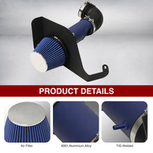 Load image into Gallery viewer, Cadillac CTS-V 5.7L V8 2004-2005 / CTS-V 6.0L V8 2006-2007 Cold Air Intake Blue + Heat Shield