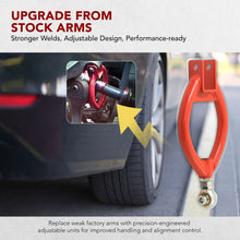 Load image into Gallery viewer, Nissan 240SX S13 1989-1994 / 300ZX Z32 1990-1996 Rear Upper Adjustable Camber Kit Control Arms Red