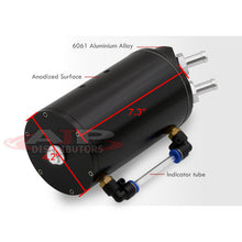 Load image into Gallery viewer, Universal 350ML Cylinder Motor Oil Catch Can Tank Reservoir 7.3"x4.2"x4.2" Black