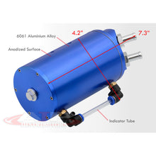 Load image into Gallery viewer, Universal 350ML Cylinder Engine Oil Catch Can Tank Reservoir 7.3"x4.2"x4.2" Blue