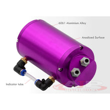 Load image into Gallery viewer, Universal 350ML Engine Motor Cylinder Oil Catch Can Tank 7.3"x4.2"x4.2" Purple
