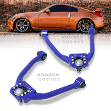 Load image into Gallery viewer, Nissan 350Z 2003-2009 / Infiniti G35 2003-2007 Front Upper Control Arms Camber Kit Blue