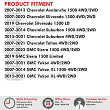 Load image into Gallery viewer, Chevrolet Silverado 1500 2007-2023 / Avalanche 2007-2013 / Suburban 1500 2007-2021 / Tahoe 2007-2021 / GMC Sierra 1500 2007-2023 / Yukon 2007-2021 2" Front Leveling Lift Kit Black