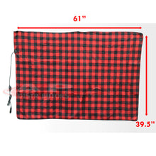 Load image into Gallery viewer, 12V Electric Heated Polyester Blanket Black/Red