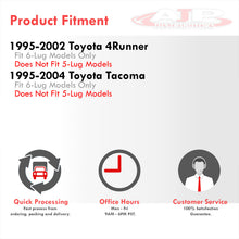 Load image into Gallery viewer, Toyota Tacoma 1995-2004 (6 Lug) / 4Runner 1995-2002 (6 Lug) 2.5" Front Leveling Lift Kit Black