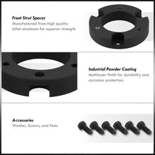 Load image into Gallery viewer, Toyota Tundra 1999-2006 / Sequoia 2000-2007 2" Front Leveling Lift Kit Black