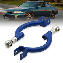 Load image into Gallery viewer, Nissan 240SX S14 1995-1998 Rear Upper Adjustable Camber Kit Control Arms Blue