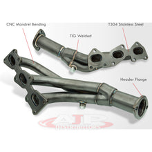 Load image into Gallery viewer, Hyundai Genesis Coupe 3.8L V6 2010-2016 Stainless Steel Exhaust Header Black