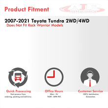 Load image into Gallery viewer, Toyota Tundra 2007-2021 2" Front 2" Rear Leveling Lift Kit Black