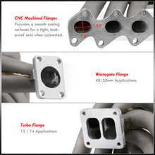 Load image into Gallery viewer, Lexus IS300 2001-2005 / Toyota Supra 1993-1998 2JZGTE 3.0L T4 Ceramic Turbo Manifold