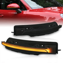 Load image into Gallery viewer, Porsche Macan 2015-2021 Front Amber Sequential LED Side Mirror Signal Marker Lights Smoke Len