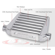 Load image into Gallery viewer, Universal Aluminum Intercooler (Tube & Fin | Overall: 18.5" x 11.75" x 2.5" | Core: 11.0" x 11.75" x 2.5" | Inlet/Outlet: 2.5")